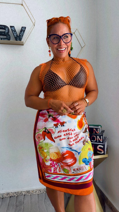 Bad Bunny Concer Skirt