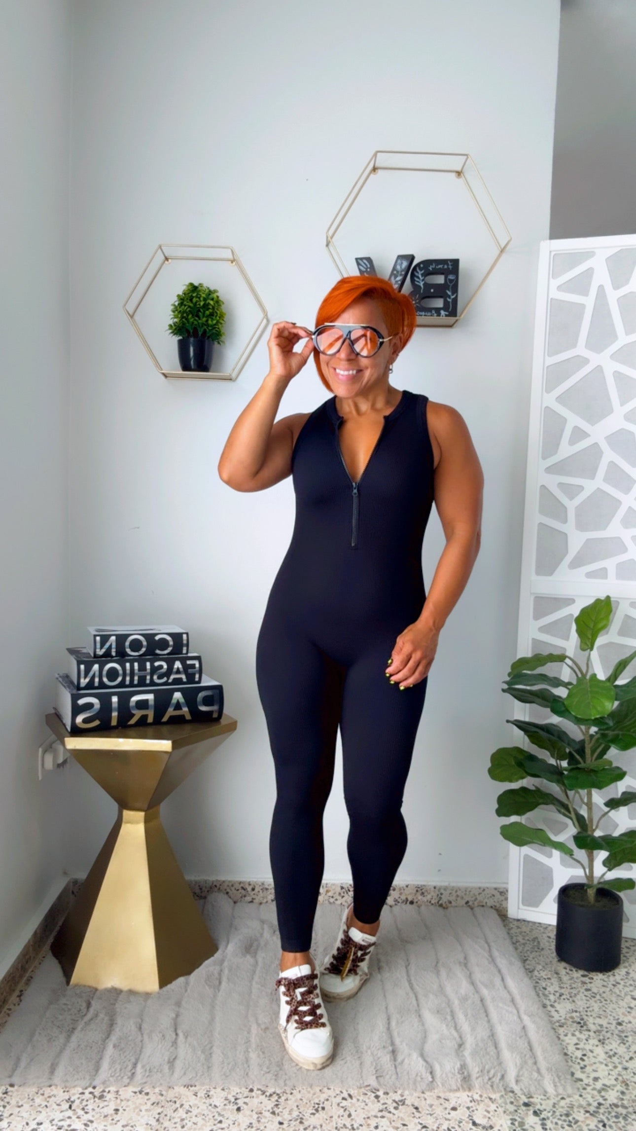Sport Jumpsuit with front Zipper