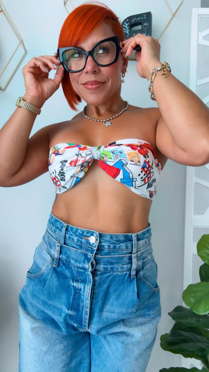 Scarf - Pañuelo - Top 🇵🇷 (4 en 1) - BLANCO