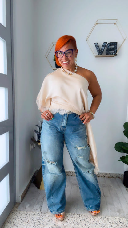 Vintage Wash Distressed Jean
