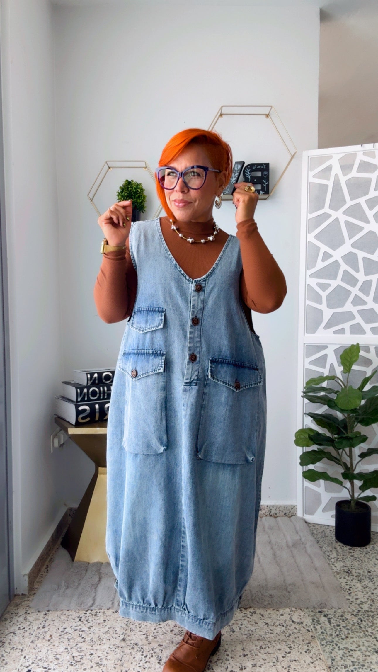 Mila Denim Dress