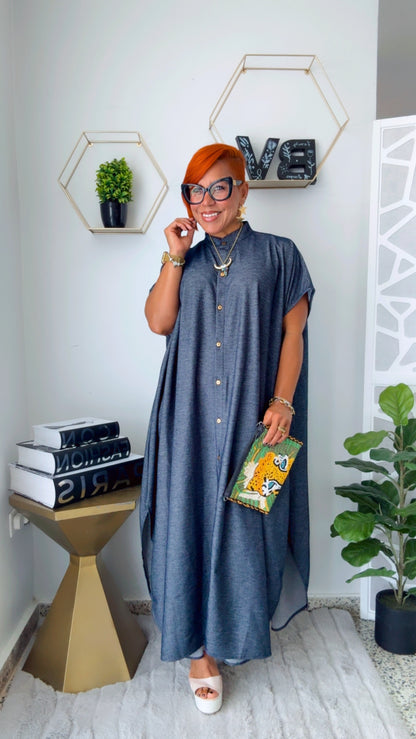Button Down Oversized Dress