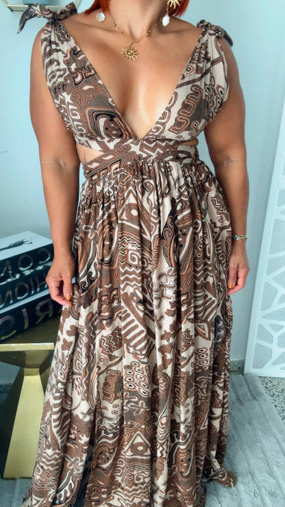 Mocha Maxi Dress