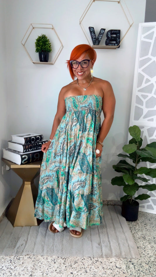 2 in 1 Boho Skirt Dress