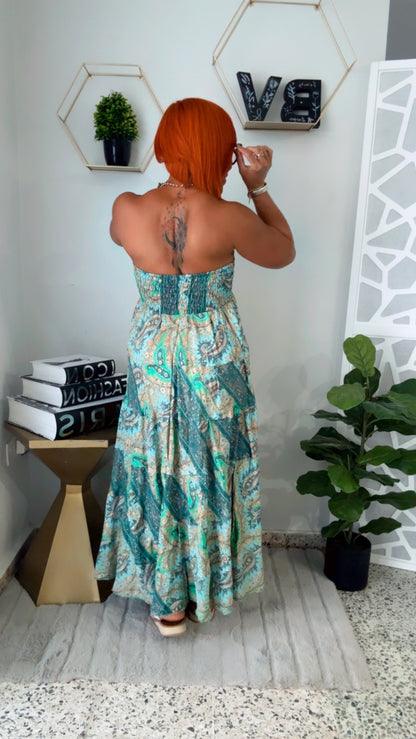 2 in 1 Boho Skirt Dress