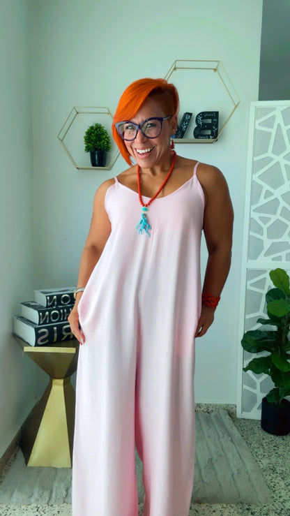 Baby Pink Jumpsuit