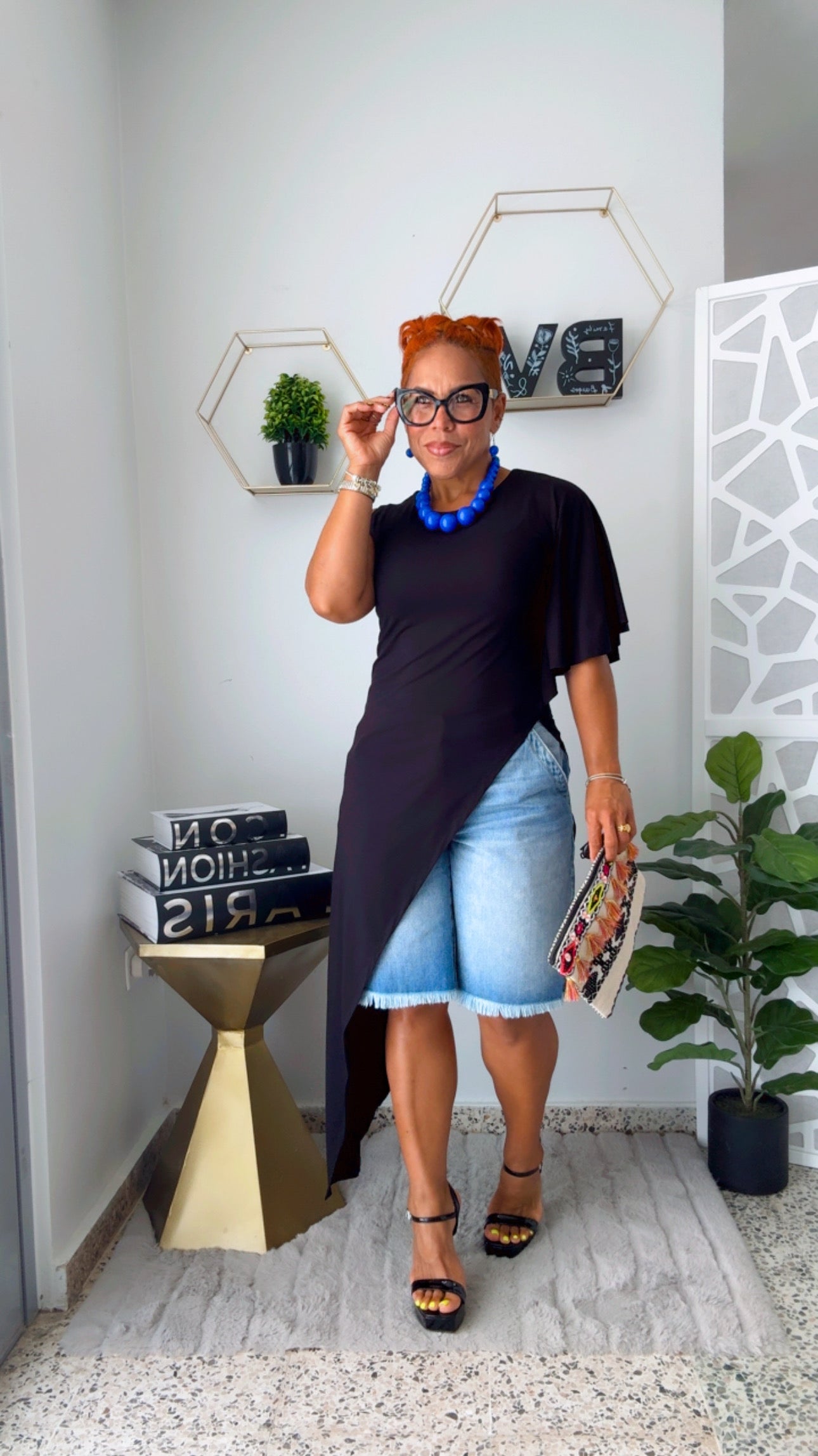 Midnight Asymmetrical Top