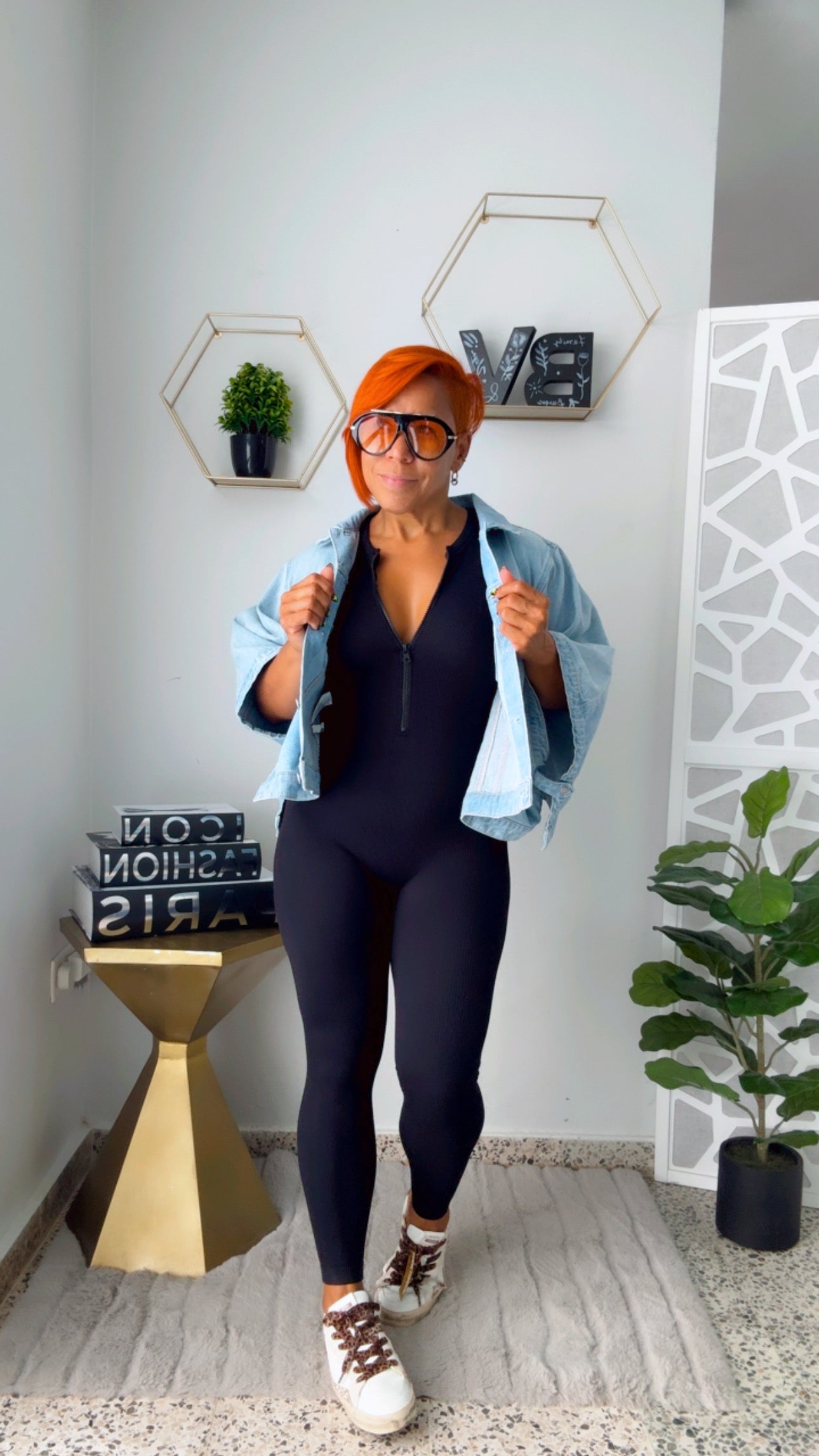 Sport Jumpsuit with front Zipper