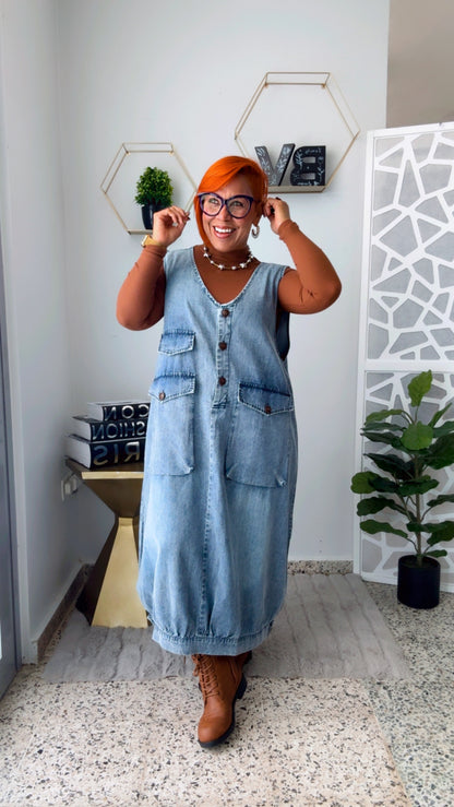 Mila Denim Dress