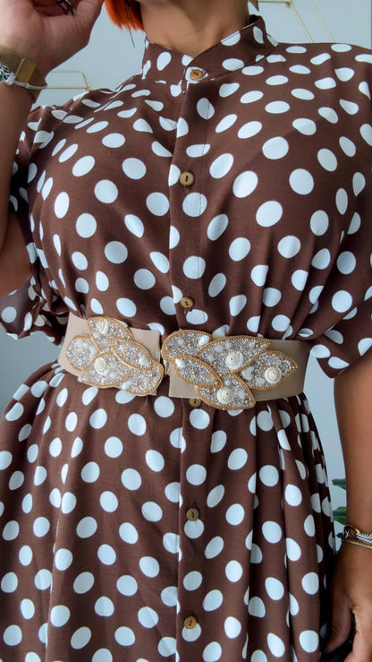 Chocolate Polka Dots Dress