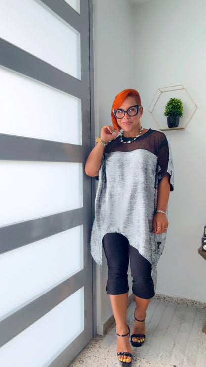 Metallic Rock Tunic