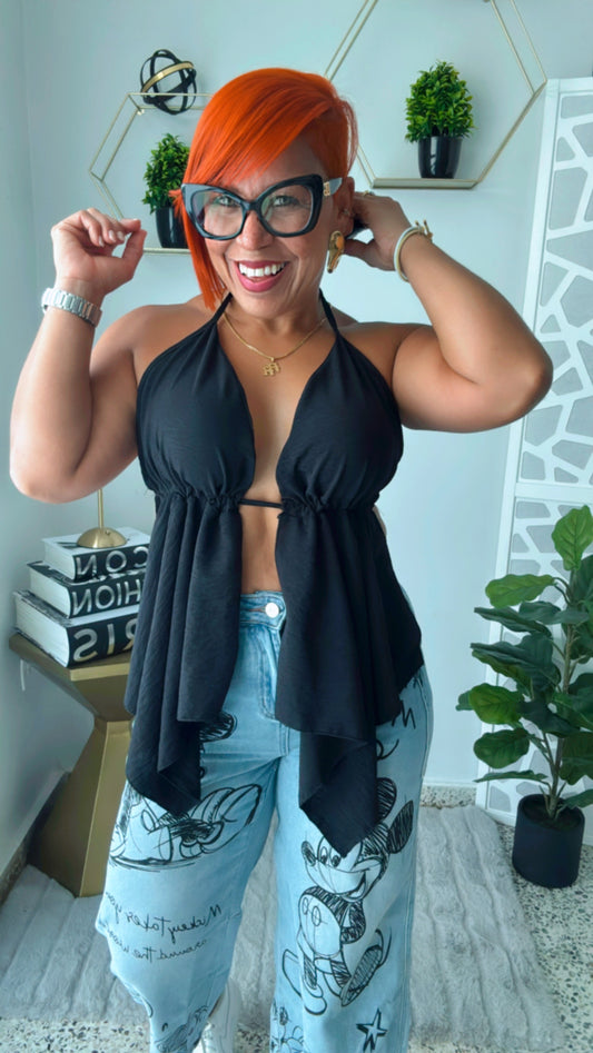 Halter Backless Top