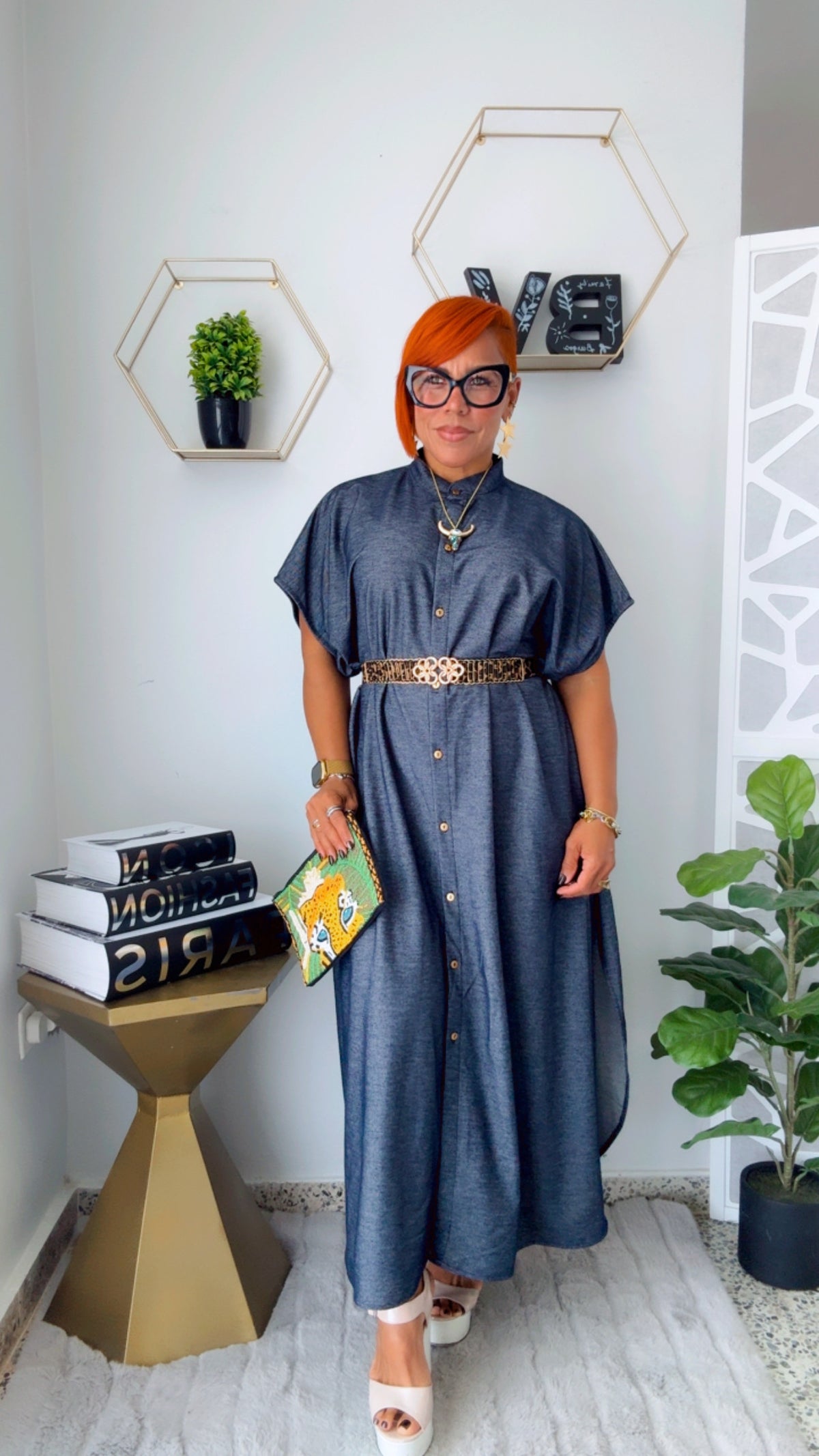 Button Down Oversized Dress