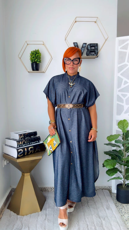 Button Down Oversized Dress