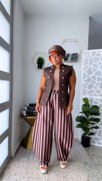 Brownie Barrel Stripes Pant