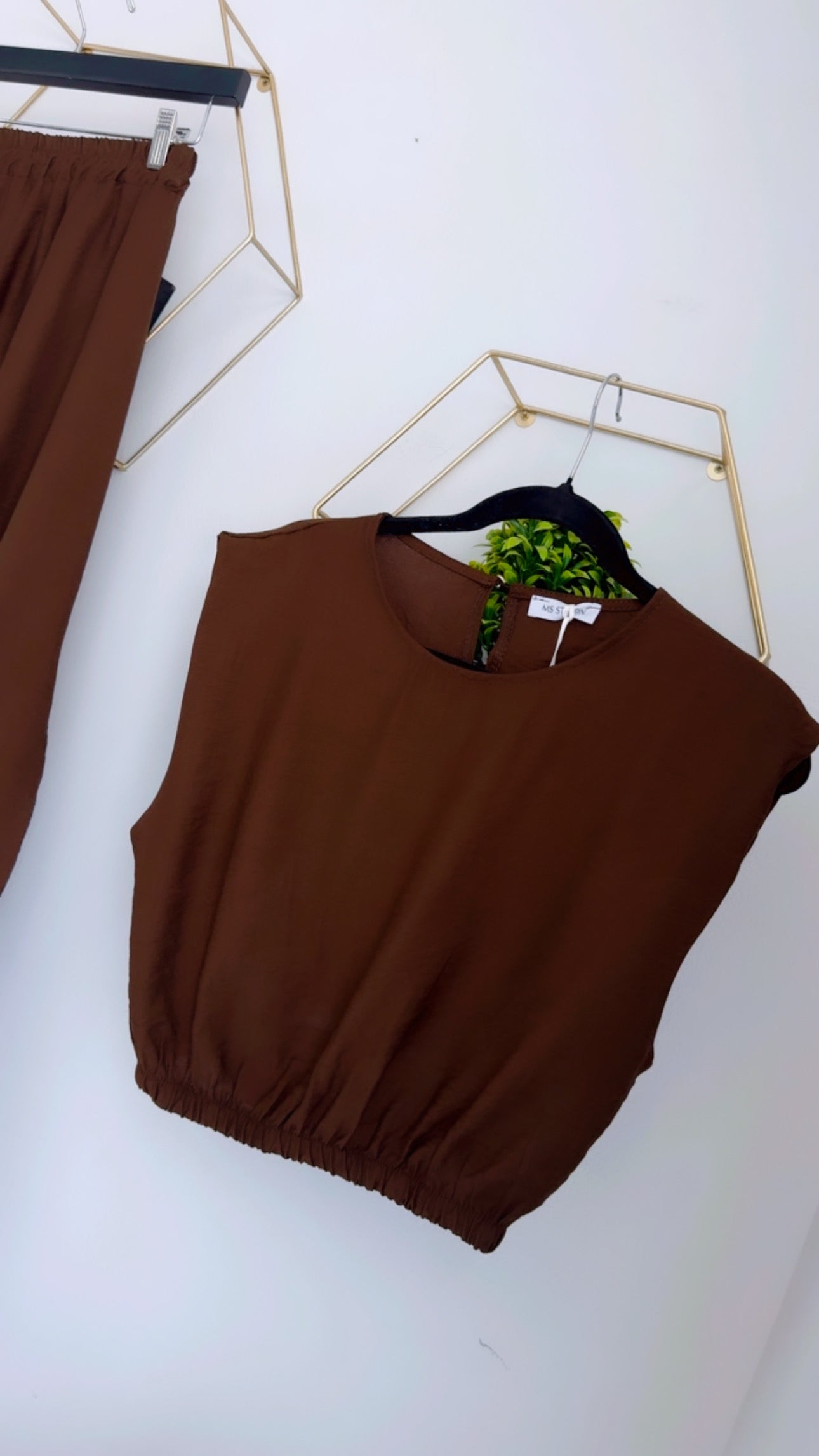 Santorini Chocolate Skirt Set