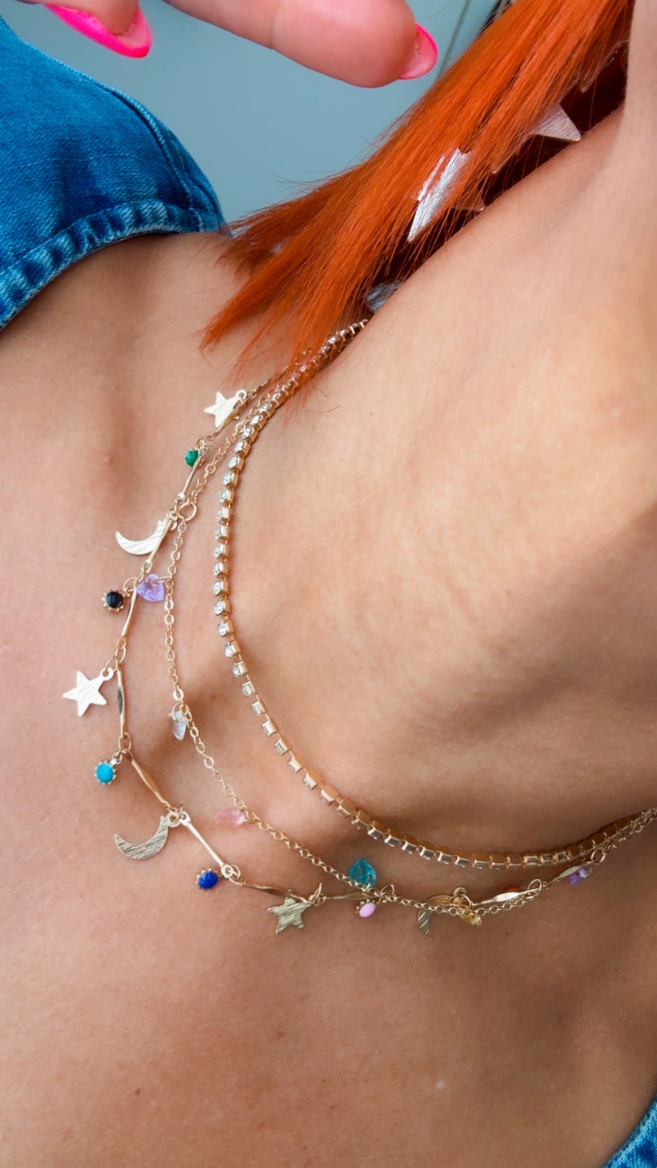 3 Pieces Layering Necklace