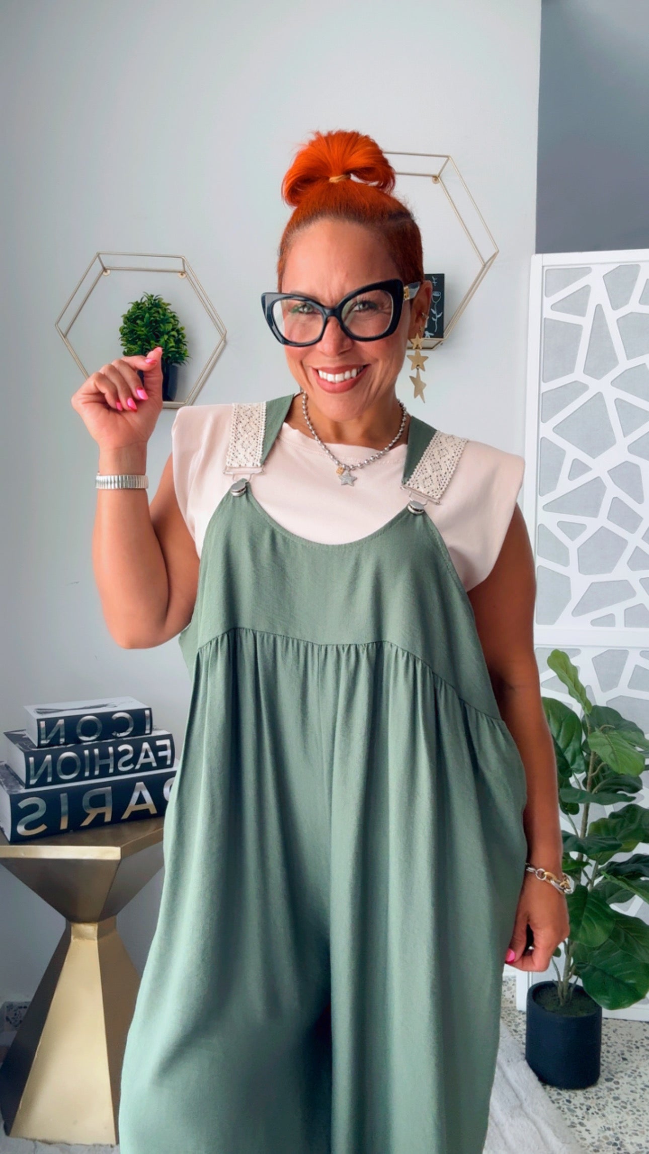 Olive Oversized Jumpsuit