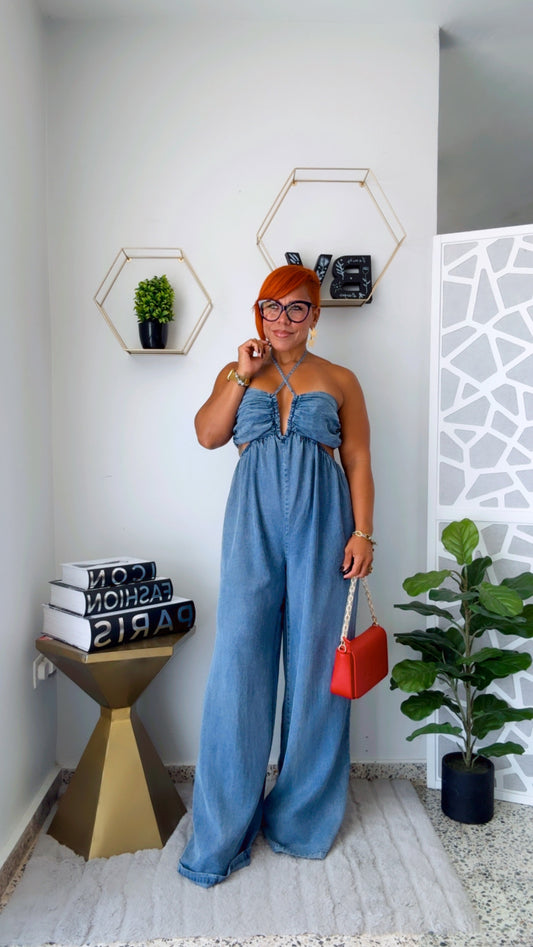 Essential Light Denim Jumpsuit