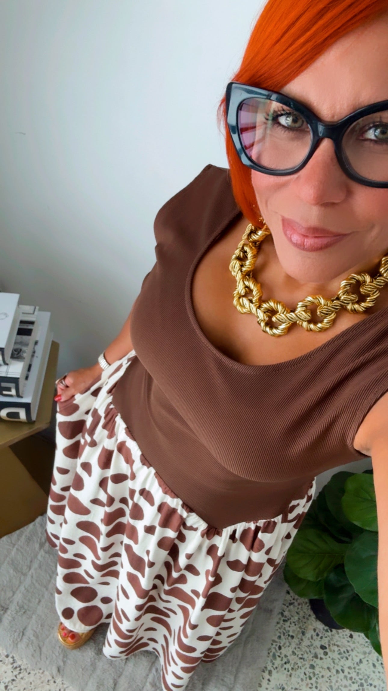 Chocolate Polka Dots Dress