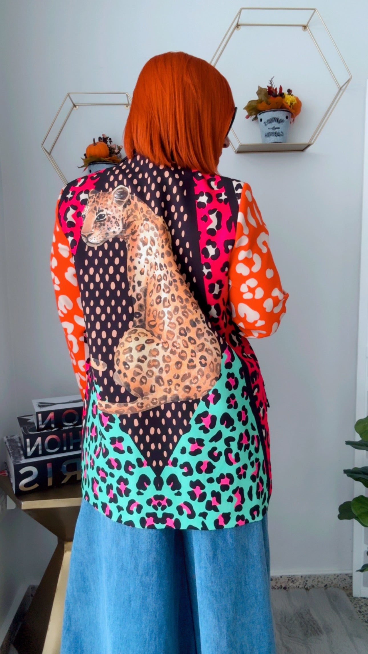 Colorfull Leopard Blazer