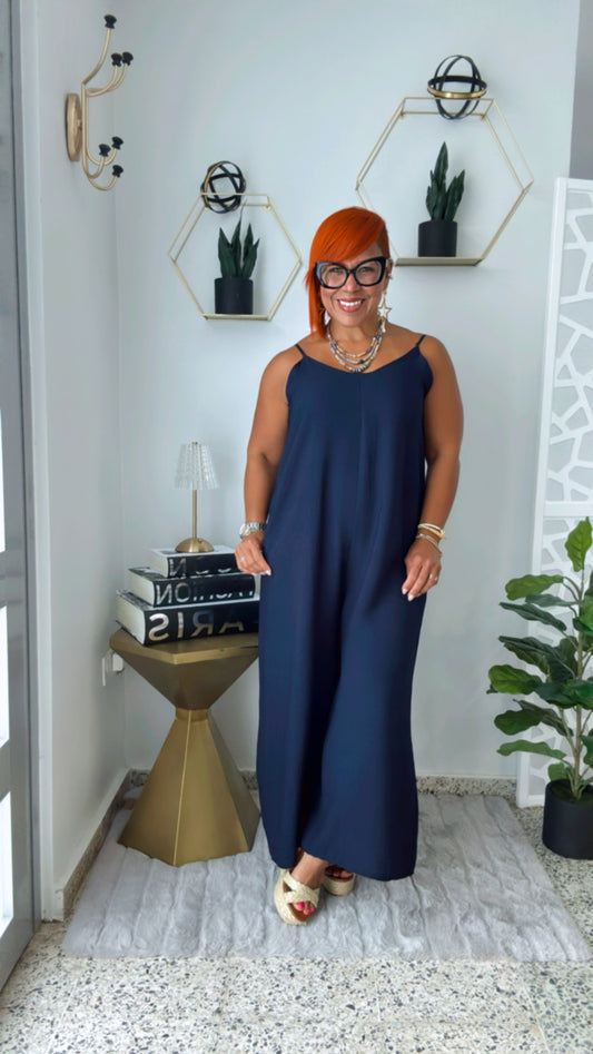 Navy Jumpsuit