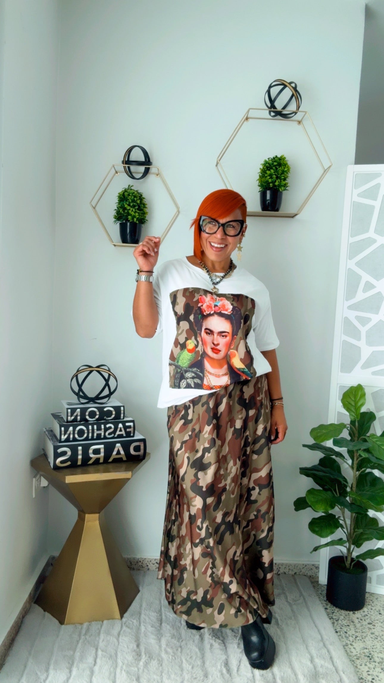 Camouflage Frida Khalo Set