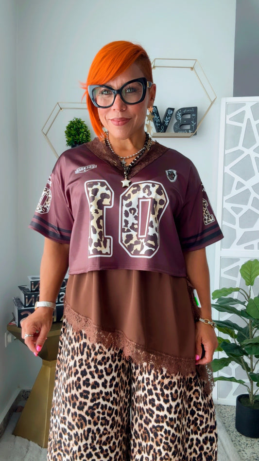 Chocolate Scarf Skirt