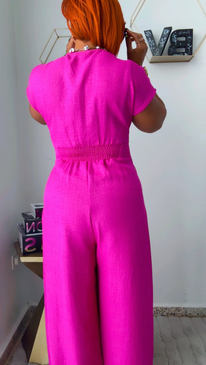 Magenta Jumpsuit