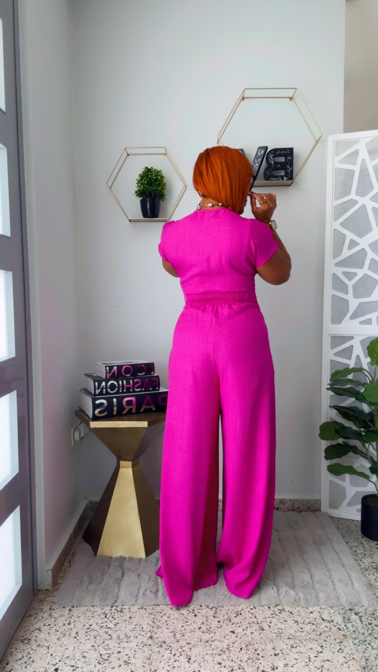 Magenta Jumpsuit
