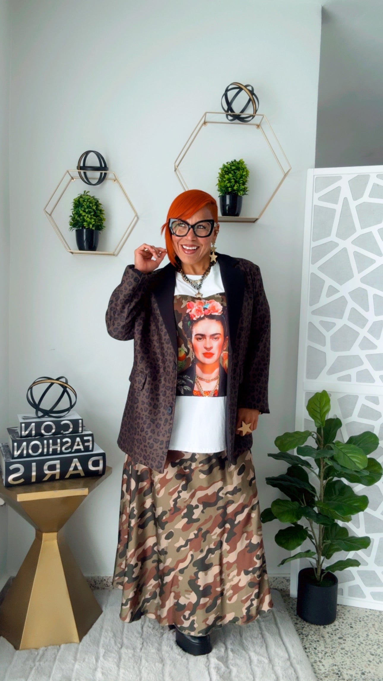 Camouflage Frida Khalo Set