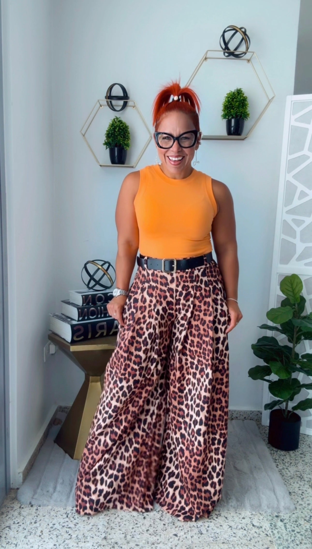 Basic Top - Salmon Orange