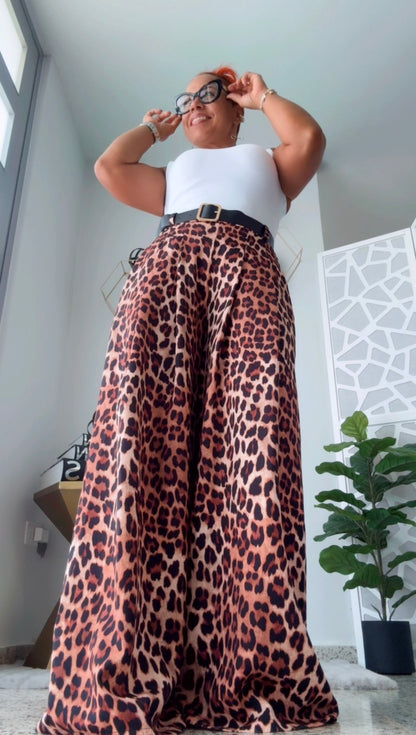 Leopard Palazzo Pantt