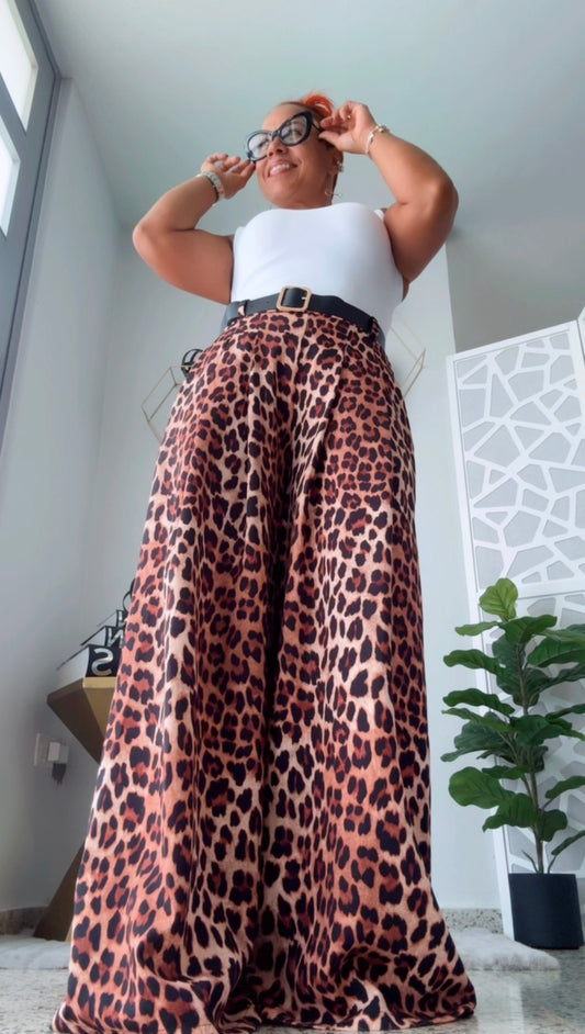 Leopard Palazzo Pantt