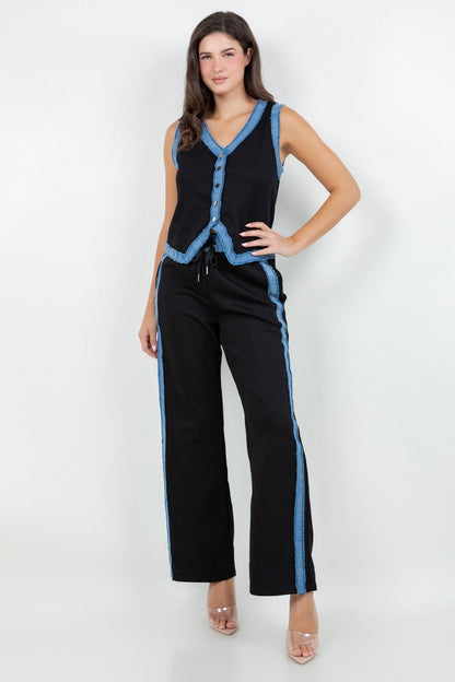 Black Tracksuit Set